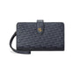 Logo-Debossed Leather Tech Wristlet