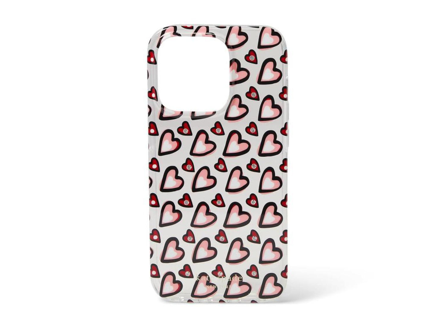 Heart Printed Phone Case 14 Pro