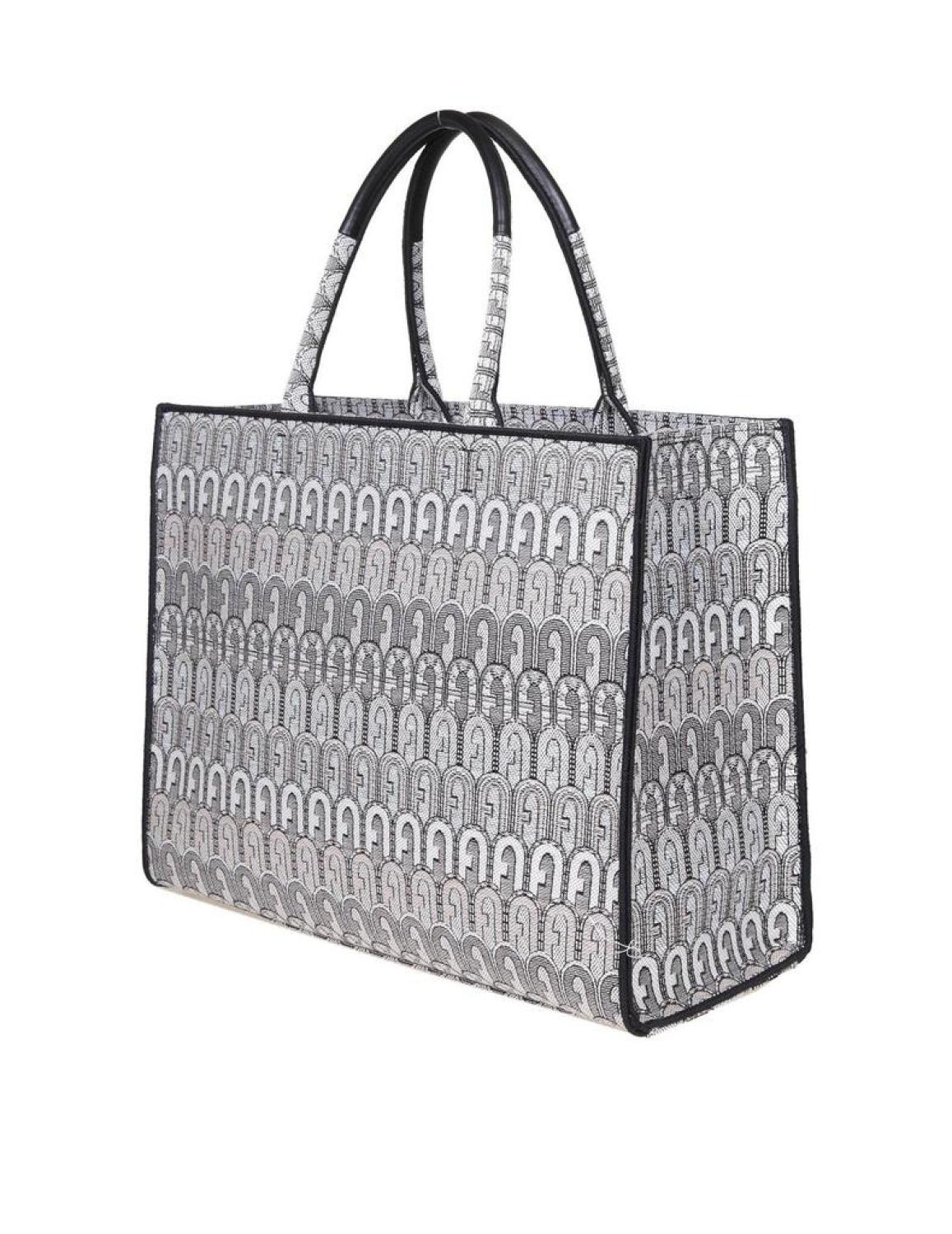 Furla Opportunity Patterned Jacquard Tote Bag