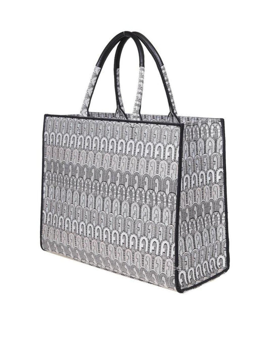 Furla Opportunity Patterned Jacquard Tote Bag