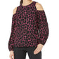 Giraffe Cold-Shoulder Blouse