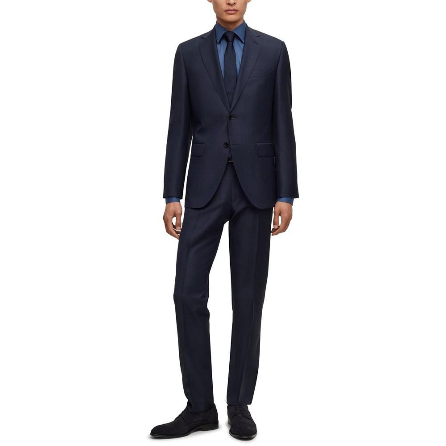Men's Regular-Fit Checked Suit