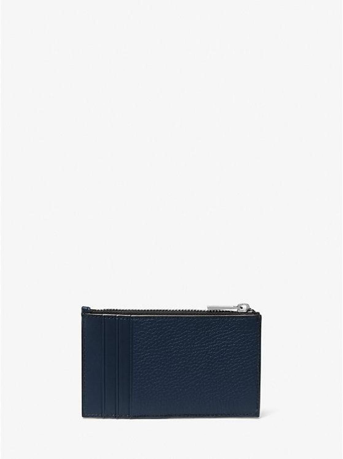 Cooper Slim Pebbled Leather Zip Wallet