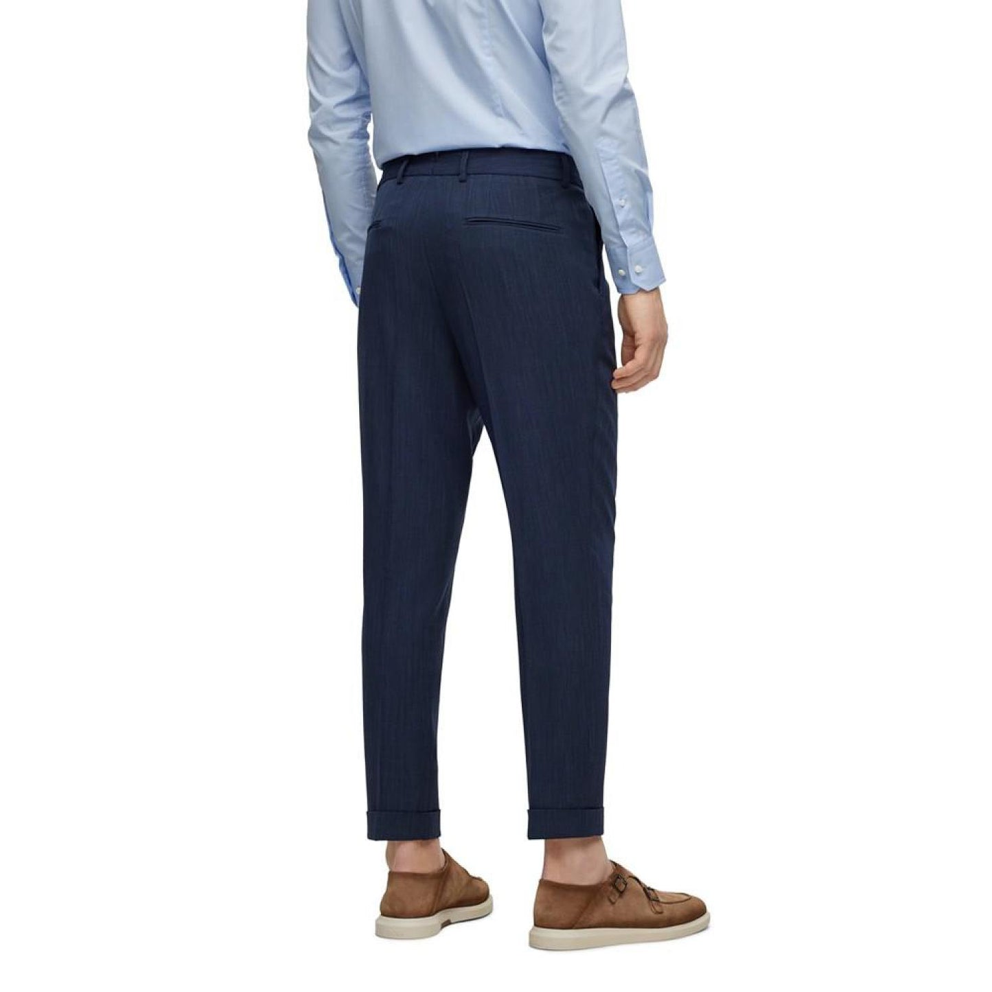 Men's Patterned Stretch Two-Piece Slim-Fit Suit