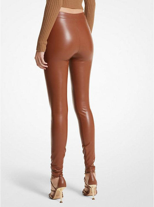 Stretch Faux Leather Leggings