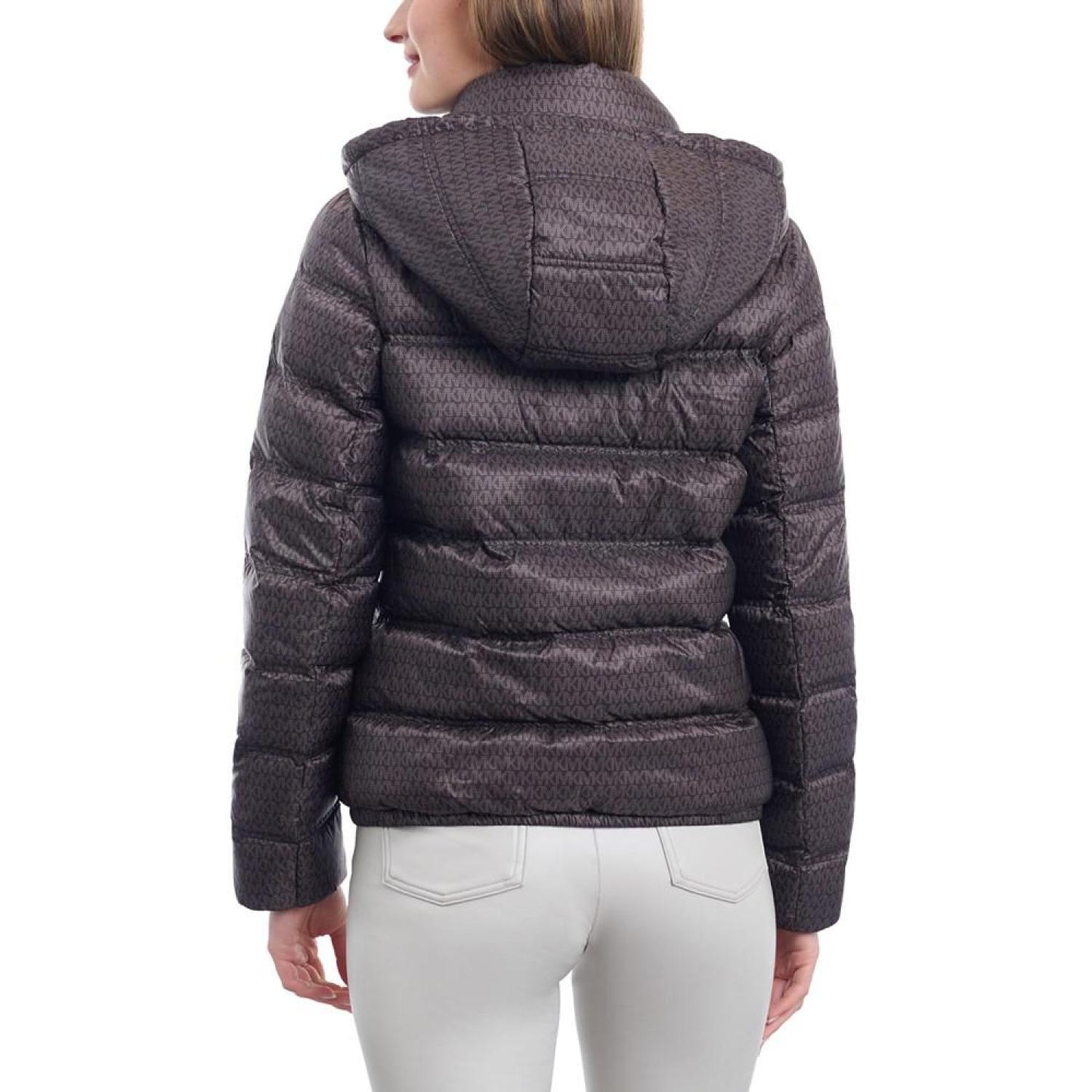 Women's Hooded Packable Bomber Puffer Coat