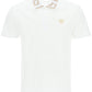 Versace taylor fit polo shirt with greca collar
