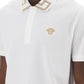 Versace polo shirt with greca collar