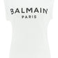Balmain logo top with embossed buttons