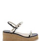 Jimmy choo amatuus 60 wedge and pearl sandals