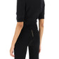 Balmain brushed-yarn surplice top