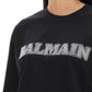 Balmain rhinestone-studded logo t-shirt