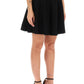 Balmain rib knit skater mini skirt