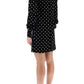Balmain glitter and bow velvet mini dress