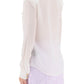 Balmain crepe de chine shirt with padded shoulders