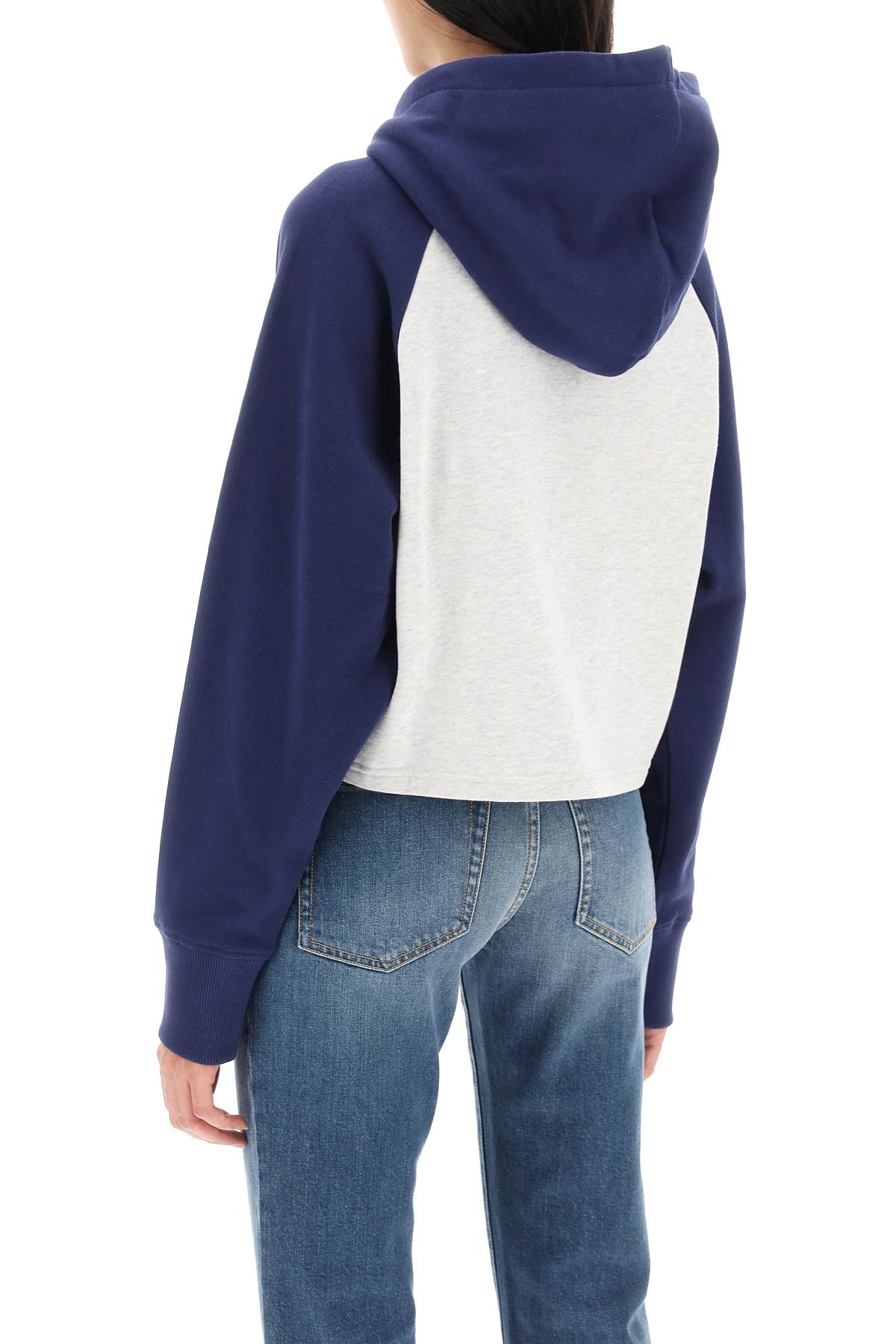 Balmain 70's cropped hoodie