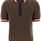 Balmain mini monogram jacquard polo shirt