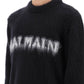 Balmain retro pullover in brushed mohair