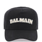 Balmain terry logo baseball cap