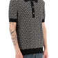 Balmain knitted polo shirt with monogram