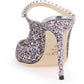 Jimmy choo bing 100 glitter mules