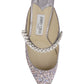 Jimmy choo bing 65 glitter mules
