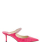 Jimmy choo croc-embossed leather bing 65 mules