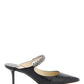 Jimmy choo croc-embossed leather bing 65 mules
