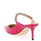 Jimmy choo croc-embossed leather bing 65 mules