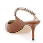 Jimmy choo croc-embossed leather bing 65 mules