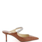 Jimmy choo croc-embossed leather bing 65 mules