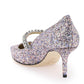 Jimmy choo bing 65 pumps with glitter and crystals