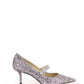 Jimmy choo bing 65 pumps with glitter and crystals