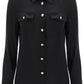 Balmain silk shirt with padded shoulders