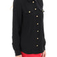 Balmain silk shirt with padded shoulders