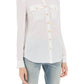 Balmain silk shirt with padded shoulders