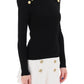 Balmain crew-neck sweater with buttons