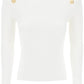 Balmain crew-neck sweater with buttons