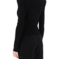 Balmain cardigan with padded shoulders and embossed buttons