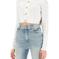 Balmain cropped cardigan with jewel buttons