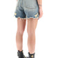 Balmain distressed denim shorts