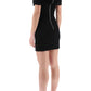 Balmain mini dress with boat neckline