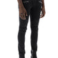 Balmain slim biker style jeans
