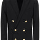 Balmain double-breasted twill bl