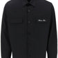 Balmain overshirt with logo embroidery