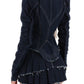 Dilara findikoglu denim corset-style jacket with
