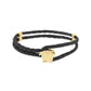 Versace medusa leather bracelet