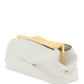 Jimmy choo leather diamond frame clutch