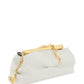 Jimmy choo leather diamond frame clutch
