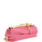 Jimmy choo leather diamond frame clutch